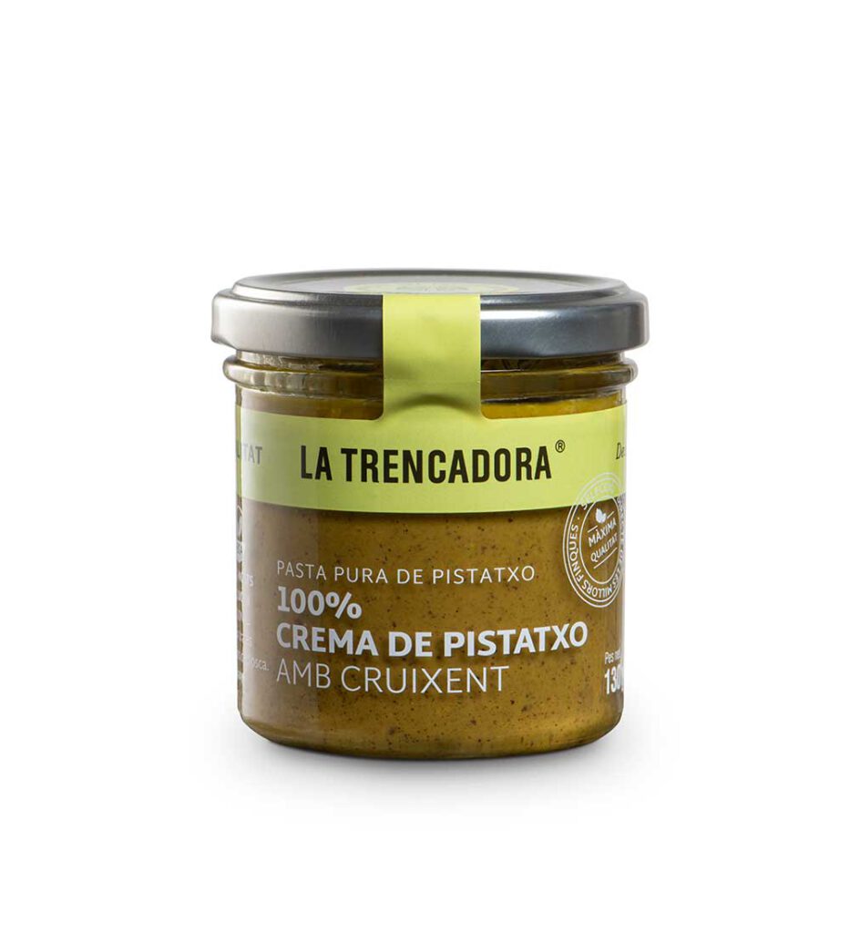Crema de pistacho con crujiente